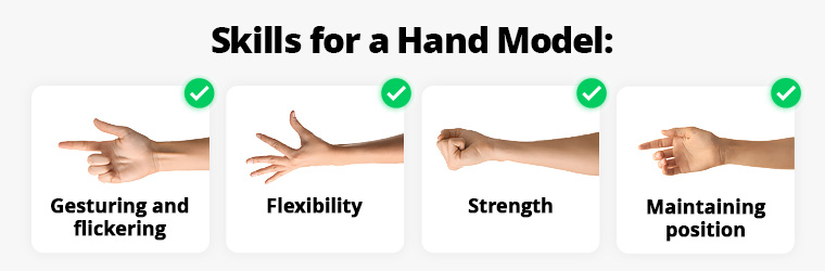 Skills for a Hand Model